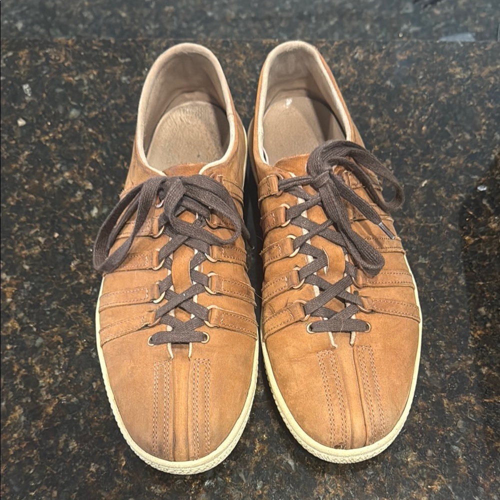Billy Reid Shoes | Billy Reid X Kswiss Sneakers | Color: Brown/Tan